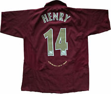 maglia calcio vintage Henry Arsenal vintage Nike 2005-06 O2 XL Highbury Premier usato  Roma