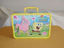 2005 GRANDE 13" X 9" X 4" BOB ESPONJA CALÇA QUADRADA METAL LANCHEIRA MALA comprar usado  Enviando para Brazil