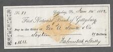 1883 gettysburg bank for sale  Barrington