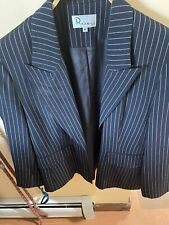 dark pin navy suit stripe for sale  Port Jervis