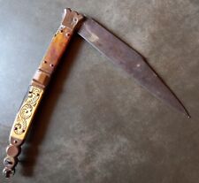 Ancien couteau navaja d'occasion  Pont-l'Abbé-d'Arnoult