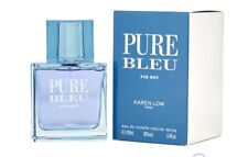 PURE BLEU FOR Men KAREN LOW Paris Eau de Toilette 100 ml/3,4 fl oz NOVO NA CAIXA comprar usado  Enviando para Brazil