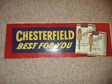 Vintage chesterfield tobacco for sale  Joliet