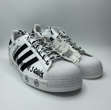 Novo Adidas Superstar 'Sharpie Pack Graffiti sapatos brancos "Masculino Tamanho 10 GV9804 comprar usado  Enviando para Brazil