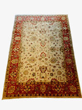 brown gold wool area rug 5x8 for sale  Chicago