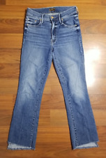 Jeans MOTHER Denim “THE INSIDER CROP STEP FRAY” US$ 225 - Caminhando em Carvões - Tamanho 26 comprar usado  Enviando para Brazil
