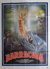 BARRACUDA - MANDÍBULAS DE PEIXE / MERGULHO / SUBMARINO - PÔSTER ORIGINAL DE FILME GRANDE, usado comprar usado  Enviando para Brazil