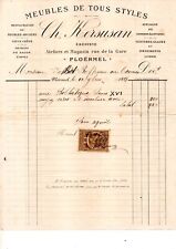 Invoice acquired 1888 d'occasion  Expédié en Belgium