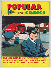 Quadrinhos Populares #50 Good Plus 2.5 Gangbusters Martan Marvel Man Ace Brady 1940 comprar usado  Enviando para Brazil
