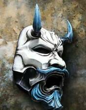Maschera in lattice mostro diavolo giapponese Hannya Oni Samurai Kabuki oggetti di scena cosplay usato  Spedire a Italy