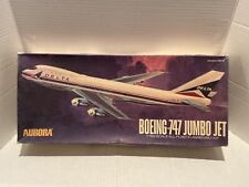 Vintage Aurora Modelo Plástico Boeing 747 Jumbo 1/156 1972 Aberto/Iniciado comprar usado  Enviando para Brazil