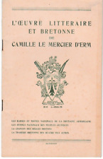 Oeuvre litteraire bretonne d'occasion  France