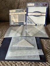 Tattered Lace 8x8 Embossing Folder Sets Inc Corner & Borders, used for sale  Shipping to South Africa