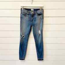 Hudson | Distressed Stretchy Mid rise Raw Hem Skinny Jeans Size 27 for sale  Shipping to South Africa