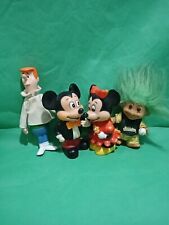 Lote Disney Mickey & Minie Vintage Cofrinho de Borracha Hong Kong Troll Jetson comprar usado  Enviando para Brazil