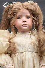 Rare OOAK Wax Over Porcelain Artist Doll Gail Novello 22" 1980's Handmade Orig for sale  Shipping to South Africa