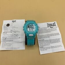 Reloj deportivo digital Everlast correa de plástico - azul agua - ¡funciona muy bien!¡! segunda mano  Embacar hacia Mexico