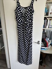 navy white spot dress for sale  ELY