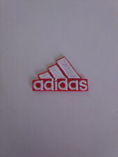 Parche bordado para PEGAR estilo Adidas 4,5/3,5 cm blanco y Rojo adorno ropa comprar usado  Enviando para Brazil