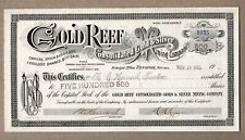 1905 gold reef for sale  Shipping to Ireland