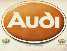 Audi range 1983 for sale  UK