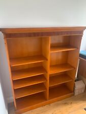Yew open bookcase for sale  SOUTH CROYDON