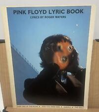 Livro de letras Pink Floyd por Roger Waters (1983, brochura comercial) E6 comprar usado  Enviando para Brazil