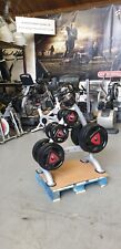 Used, 250kg Ziva Olympic Weight Plates Urethane & Rack - Commercial Gym Equipment  for sale  Shipping to South Africa