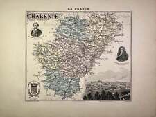 Carte ancienne charente d'occasion  Troyes