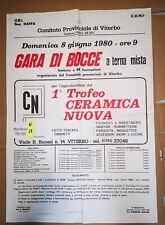 Poster manifesto gara usato  Viterbo