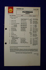 Humber imperial shell for sale  WEST MOLESEY