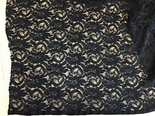 Remnant black lace for sale  RUGBY