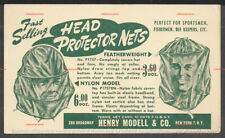 postcard HEAD PROTECTOR NETS / bee keepers -cartolina Reti Protettive APICOLTORI segunda mano  Embacar hacia Argentina