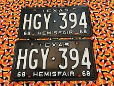 1968 texas license plates for sale  San Antonio