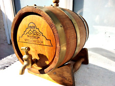 VINTAGE WINE OAK BARREL CASK WITH BRASS HOOPS & TAP 1909 MOOIBERGE STELLENBOSCH, used for sale  Shipping to South Africa