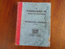 Standard vanguard series for sale  MINEHEAD