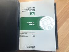Used, John Deere 7210 7410 7510 Tractor Technical Operation & Tests manual TM1654 for sale  Stanley
