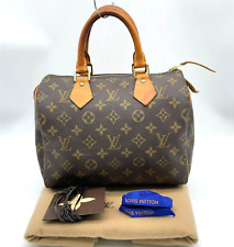 Autêntica bolsa Louis Vuitton monograma Speedy 25 M41528 NS040359, usado comprar usado  Enviando para Brazil