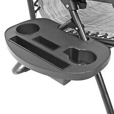 ZERO GRAVITY CHAIR SIDE TABLE TRAY CLIP ON CUP PHONE HOLDER SUN LOUNGER OUTDOOR  for sale  Shipping to South Africa