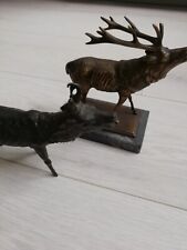 Bronze figuren hirsche gebraucht kaufen  Celle