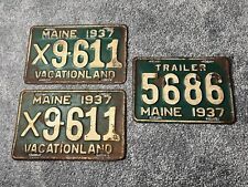 Maine license plate for sale  Morganville
