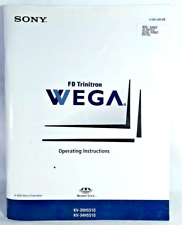 Manual de instrucciones de funcionamiento 2003 Sony WEGA FD Trinitron KV30HS510 KV34HS510 segunda mano  Embacar hacia Argentina
