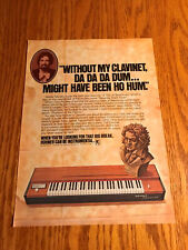 Usado, 1978 Impresión Ad Hohner Clavinet D6 Walter Murphy A Fifth of Beethoven segunda mano  Embacar hacia Argentina