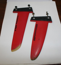 Used, 2 X WINDURFING FINS RRD TUTTLE BOX SLALOM SPEED FINS USED 31CM & 28CM WINDSURF for sale  Shipping to South Africa