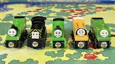 LOTE DE 5 motores de trem Thomas de brinquedo ferroviário de madeira Oliver Mavis Percy Ben Duck comprar usado  Enviando para Brazil