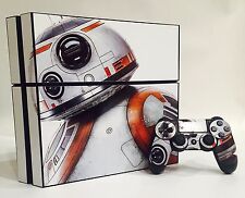 BB-8 STAR WARS Skin Sticker Vinyl Decal Cover PlayStation PS4 Console+Controller for sale  Shipping to South Africa