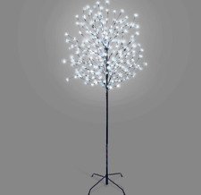 5/6/7FT Cool White LED Cherry Blossom Twig Tree Indoor&Outdoor Grade B Used, used for sale  MANCHESTER
