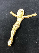 Crucifixo cruz de metal vintage Jesus com prego na parte de trás  comprar usado  Enviando para Brazil