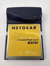 Netgear 802.11b Wireless Compact Flash CF Card 11Mbps MA701 Used for sale  Shipping to South Africa