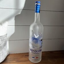 Vodka Ganso Gris - Botella Grande de Licor Vacía con Corcho, 1,75 L, Importado frm Francia segunda mano  Embacar hacia Argentina